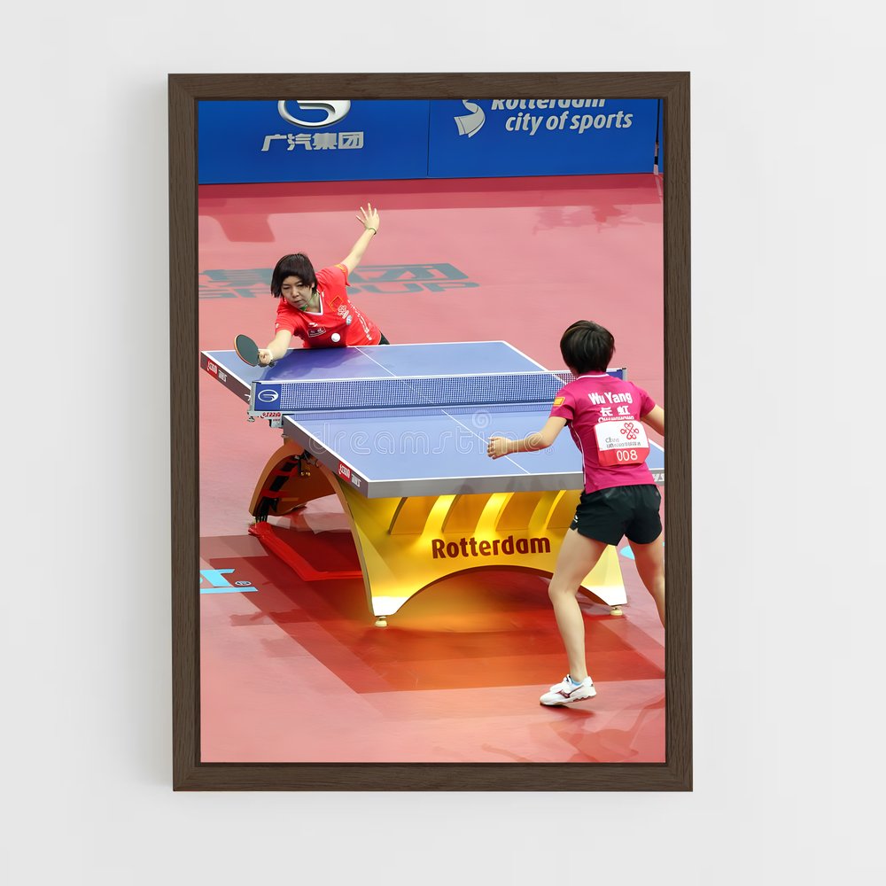 Poster Smash et Service – affiche Tennis de table (vue 5)